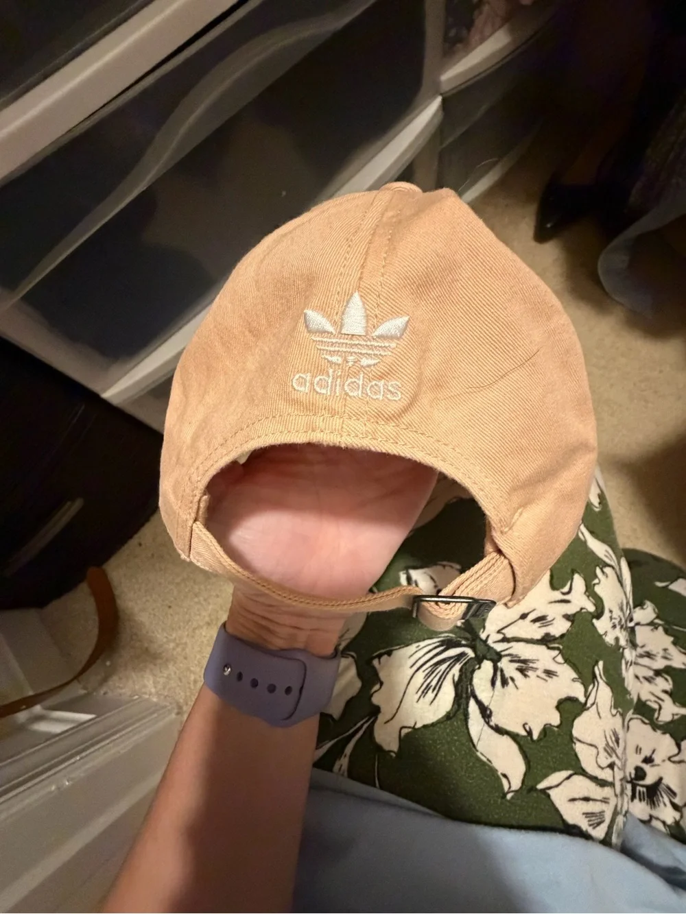 adidas Pink Trefoil Baseball Cap - Dusty Rose